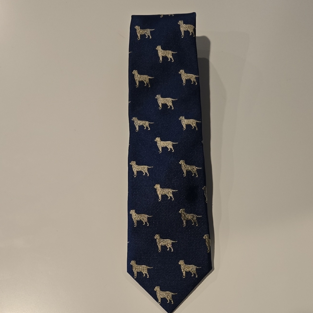 CHIPP Navy Blue Men'sTie Dog